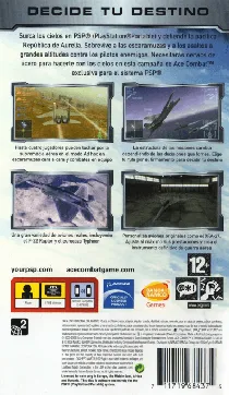 Ace Combat X - Skies of Deception (EU) box cover back